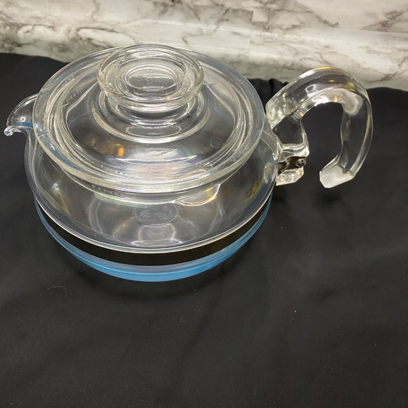 * vintage Pyrex Flameware 6-cup percolator coffee pot  1930 Vintage - Picture 2 of 8